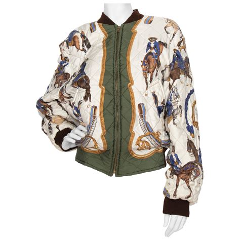 hermes vintage bomber jacket|Hermes bomber jacket.